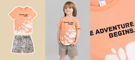 футболка и шорты для мальчика